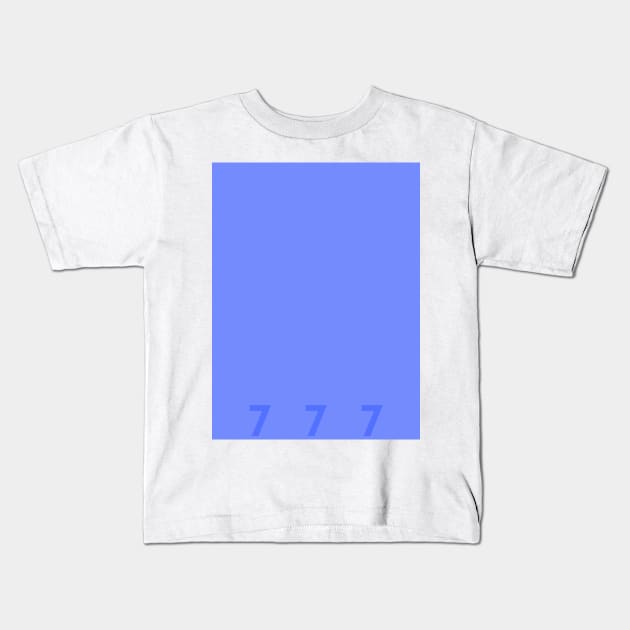 777 Angel Number Kids T-Shirt by Guzest